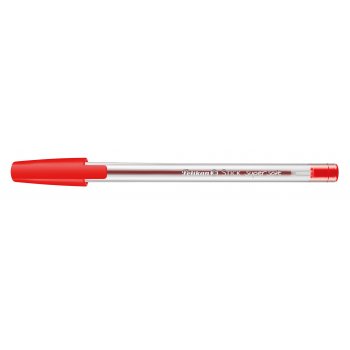 Pelikan 601474 bolígrafo Rojo Clip-on retractable ballpoint pen 50 pieza(s)