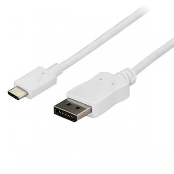 StarTech.com Cable de 1,8m USB-C a DisplayPort - 4K 60Hz - Blanco