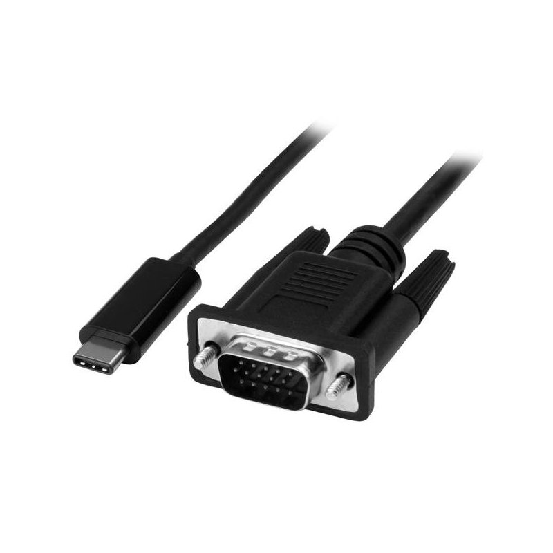 StarTech.com Cable Adaptador Conversor USB-C a VGA - 2m - 1920x1200