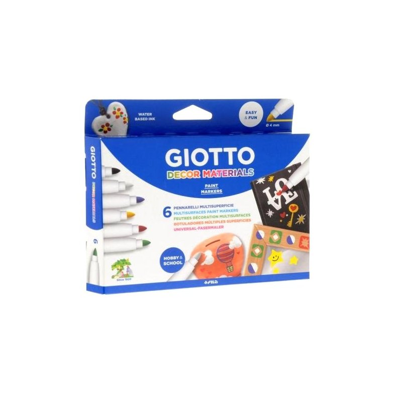 Giotto Decor Materials Multicolor 12 pieza(s)