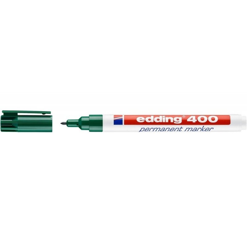 Edding 400 marcador permanente Verde Punta fina