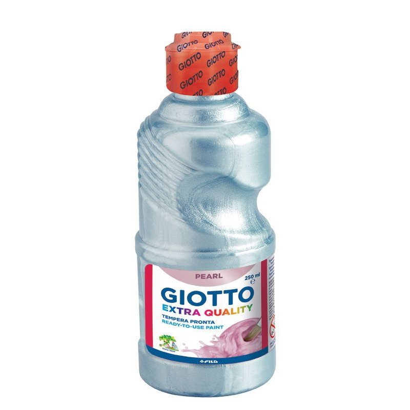 Giotto 531304 pintura a base de agua Plata 250 ml Botella 1 pieza(s)