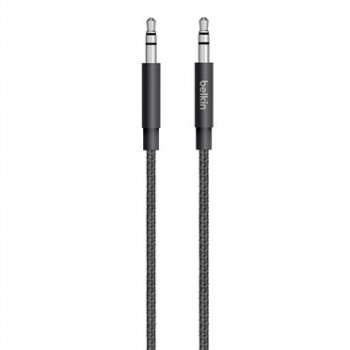 Belkin 3.5mm - 3.5mm, 1.25m cable de audio 1,25 m 3,5mm Negro