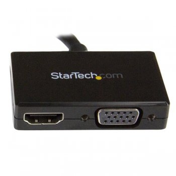 StarTech.com Adaptador DP de Audio Vídeo para Viajes - Conversor DisplayPort a HDMI o VGA - 1920x1200 1080p