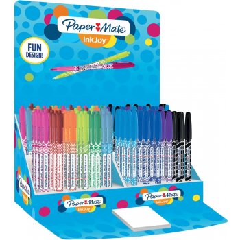 Papermate InkJoy 100 RT Multicolor Clip-on retractable ballpoint pen Medio 150 pieza(s)