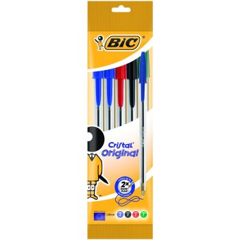 BIC 802054 bolígrafo Negro, Azul, Verde, Rojo 5 pieza(s)