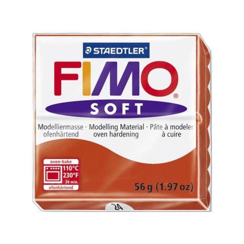 Staedtler FIMO soft Arcilla de modelar Rojo 56 g 1 pieza(s)