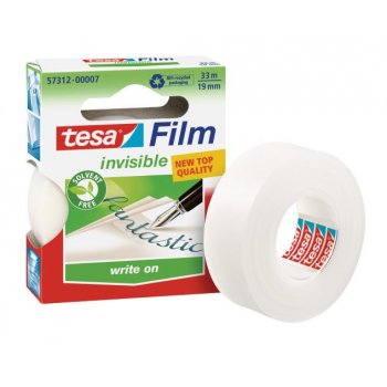 TESA Invisible 33mx19mm cinta adhesiva 33 m Transparente 1 pieza(s)