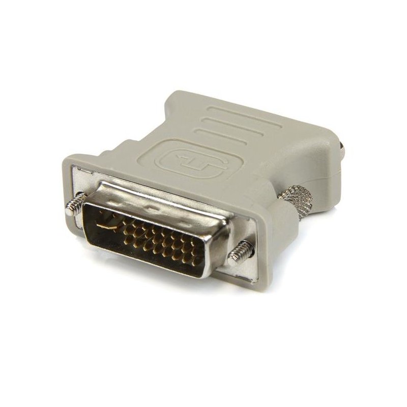 StarTech.com Adaptador Conversor DVI-I a VGA - DVI-I Macho - HD15 Hembra - Blanco