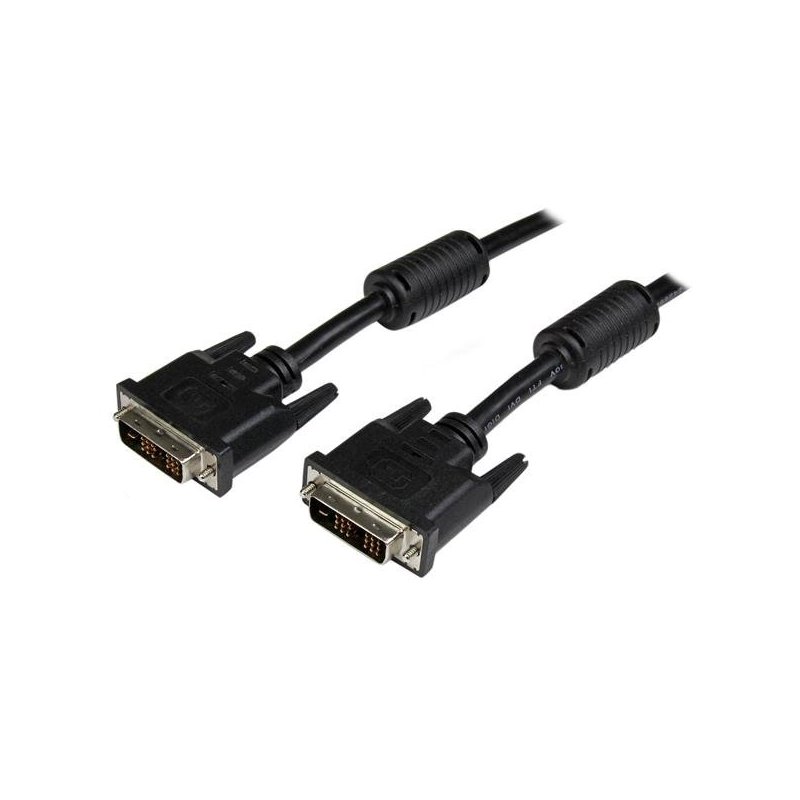 StarTech.com Cable de 1m DVI-D de Enlace Simple Monoenlace - Macho a Macho - Negro - 1920x1200