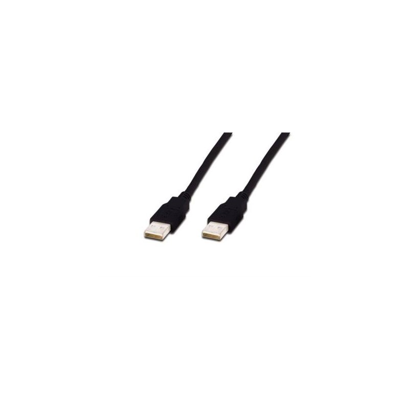 ASSMANN Electronic USB A, 3m cable USB 2.0 Negro