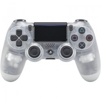 Sony Dualshock 4 V2 Gamepad PlayStation 4 Analógico Digital Bluetooth USB Translúcido, Blanco