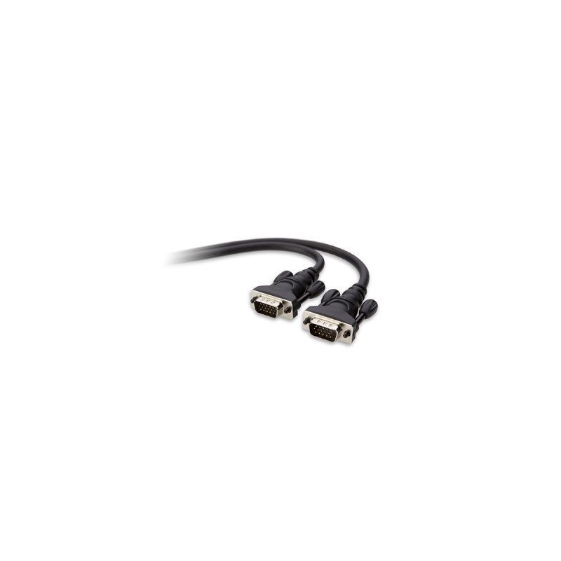 Belkin VGA 2m cable VGA VGA (D-Sub) Negro