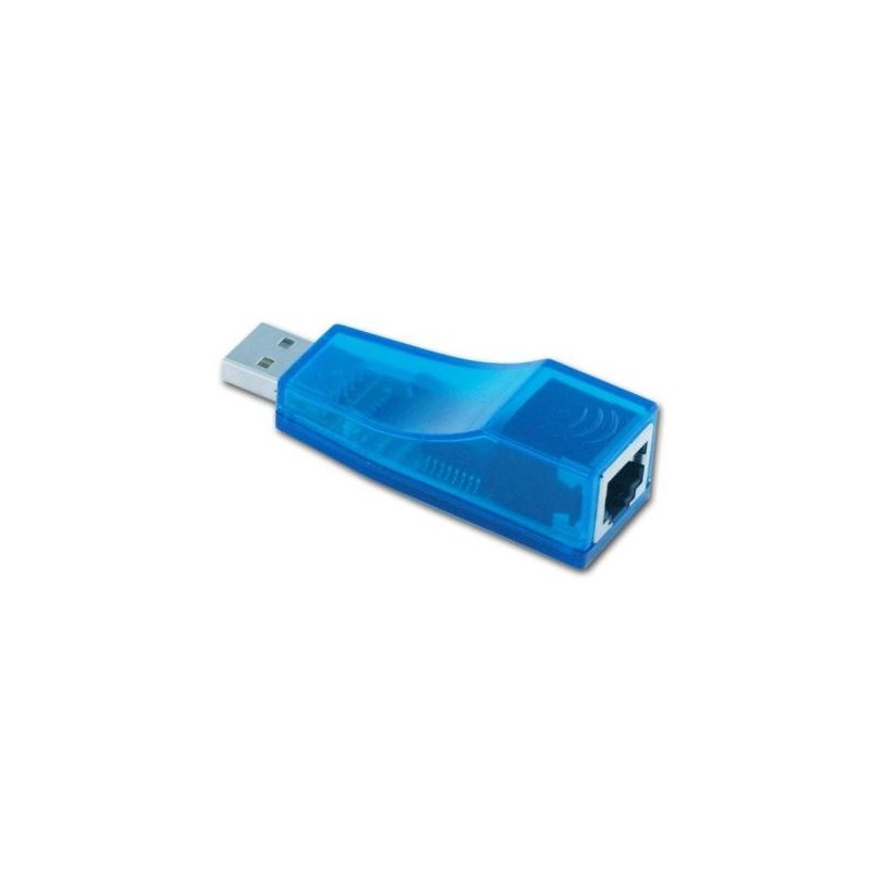 Nilox NXCON03 adaptador de cable USB A RJ45 Azul