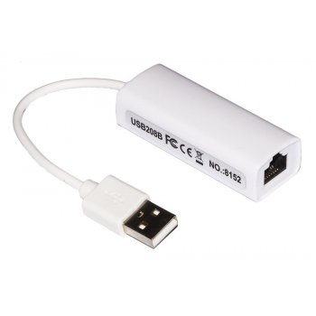 Nilox NXCON07 adaptador de cable USB A RJ45 Blanco