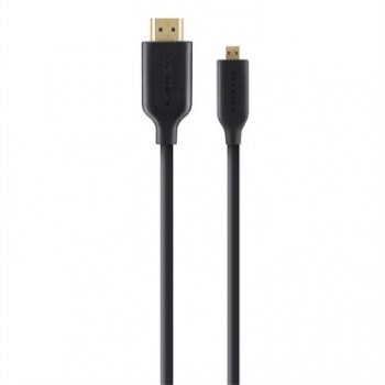 Belkin AV10098BT1.8M cable HDMI 1,8 m HDMI tipo A (Estándar) HDMI tipo D (Micro) Negro