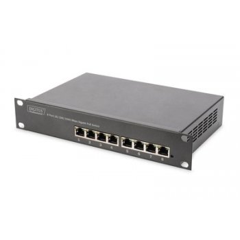 Digitus DN-95317 switch No administrado Gigabit Ethernet (10 100 1000) Gris Energía sobre Ethernet (PoE)