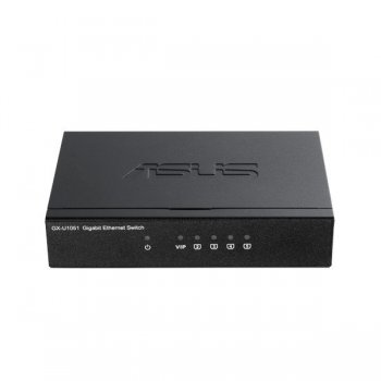 ASUS GX-U1051 Gestionado Gigabit Ethernet (10 100 1000) Negro
