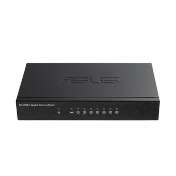 ASUS GX-U1081 Gestionado Gigabit Ethernet (10 100 1000) Negro