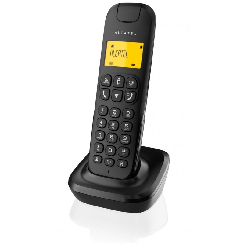 Alcatel D135 Teléfono DECT Negro Identificador de llamadas