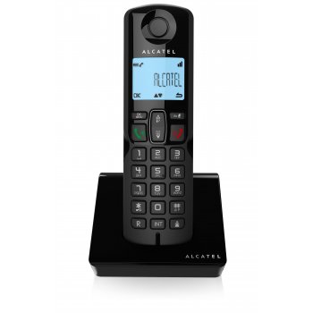 Alcatel S250 Duo Teléfono DECT Negro Identificador de llamadas