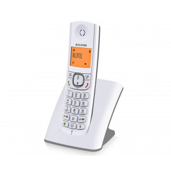 Alcatel F530 Teléfono DECT Gris, Blanco Identificador de llamadas
