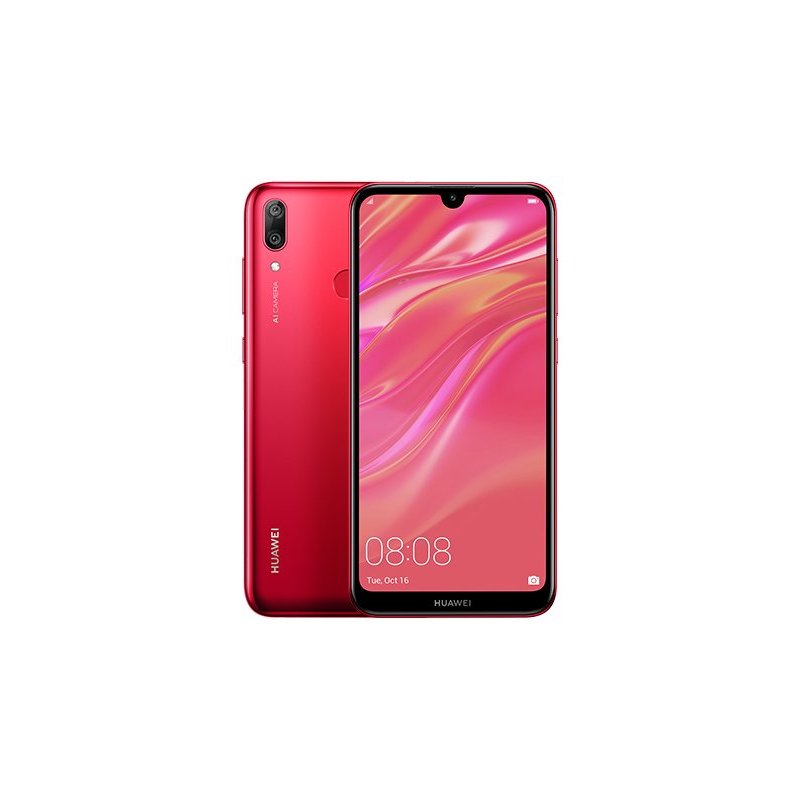 Huawei Y7 2019 15,9 cm (6.26") 3 GB 32 GB SIM doble Rojo 4000 mAh
