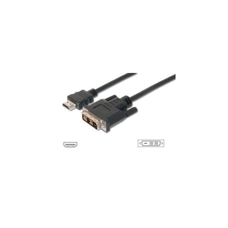 ITB CMGLP8741 adaptador de cable de vídeo 3 m HDMI DVI-D Negro