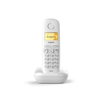 Gigaset A170 Teléfono DECT Blanco Identificador de llamadas