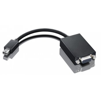 Lenovo 0A36536 adaptador de cable mini-DisplayPort VGA Negro