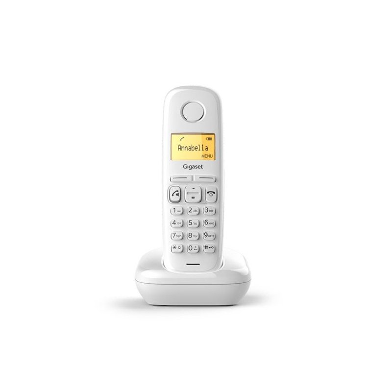 Gigaset A270 Teléfono DECT Blanco Identificador de llamadas