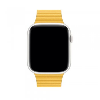 Apple MXAD2ZM A accesorio de relojes inteligentes Grupo de rock Amarillo Cuero