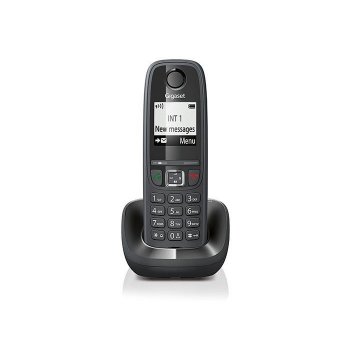 Gigaset AS405 Teléfono DECT Negro Identificador de llamadas