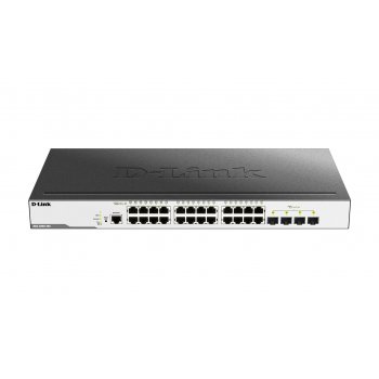 D-Link DGS-3000-28X switch Gestionado L2 Gigabit Ethernet (10 100 1000) Negro 1U