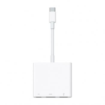 Apple MUF82ZM A adaptador de cable USB-C HDMI USB Blanco