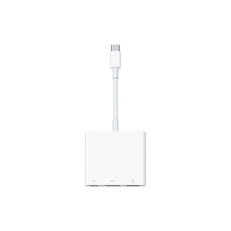 Apple MUF82ZM A adaptador de cable USB-C HDMI USB Blanco