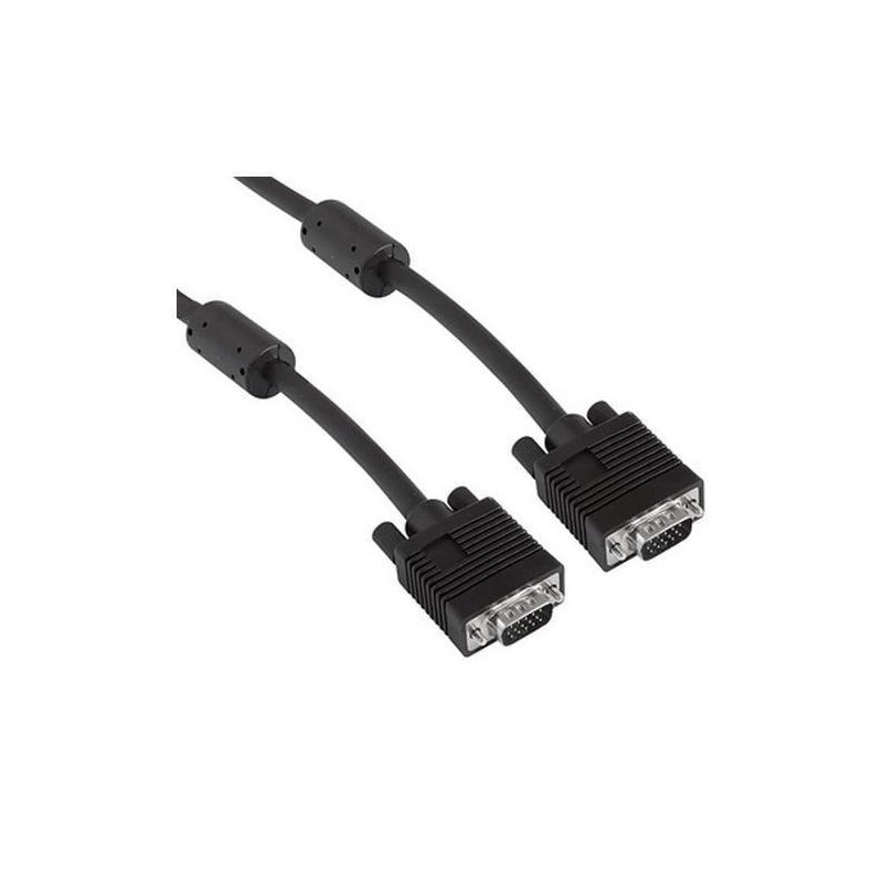 Nilox 1.8m VGA cable VGA 1,8 m VGA (D-Sub) Negro