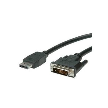 Nilox NX090207101 adaptador de cable de vídeo 1 m DisplayPort DVI-D Negro