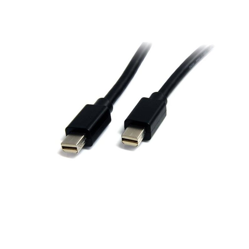 StarTech.com Cable de 1m de Monitor Mini DisplayPort 1.2 Macho a MiniDP Macho- Mini DP Negro 4k