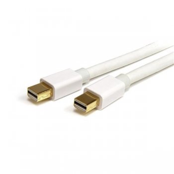 StarTech.com Cable de 1m de Monitor Mini DisplayPort 1.2 Macho a MiniDP Macho- Mini DP Blanco 4k