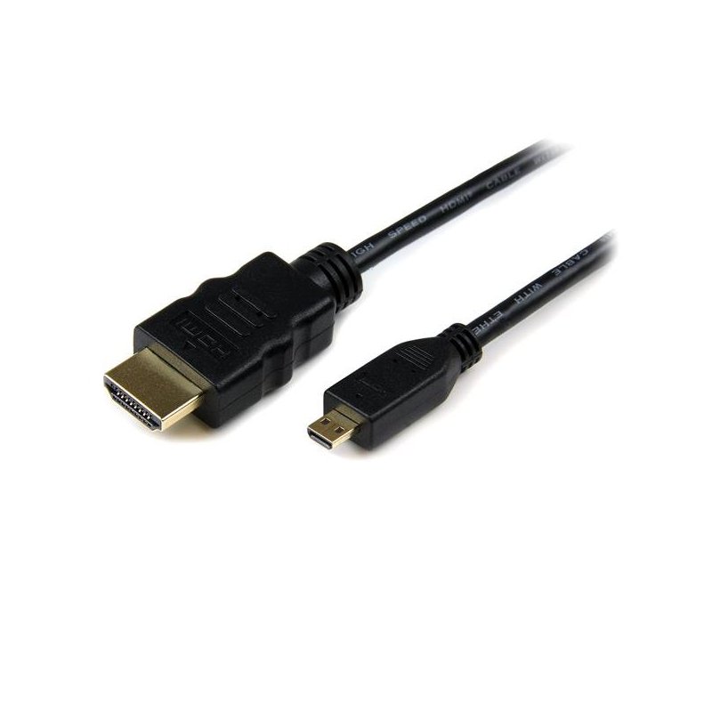 StarTech.com Cable HDMI de alta velocidad con Ethernet 2m - HDMI a Micro HDMI - Macho a Macho