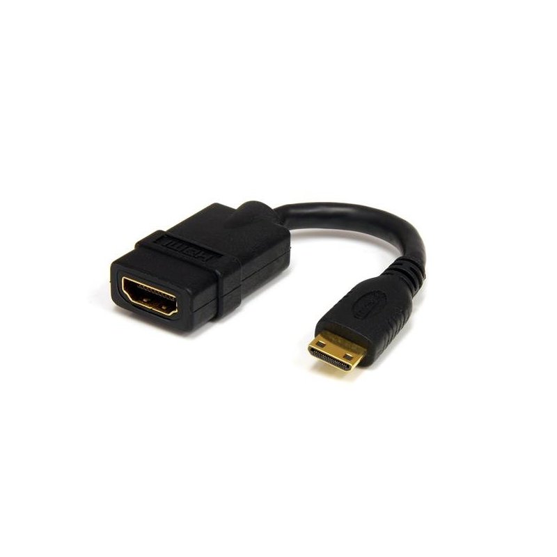 StarTech.com Cable Adaptador HDMI de alta velocidad de 12cm - HDMI a Mini HDMI