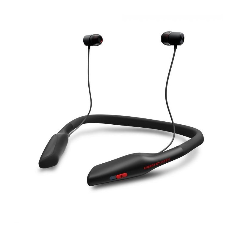 Energy Sistem BT Smart 5 Voice Assistant auriculares para móvil Binaural Dentro de oído, Banda para cuello Negro