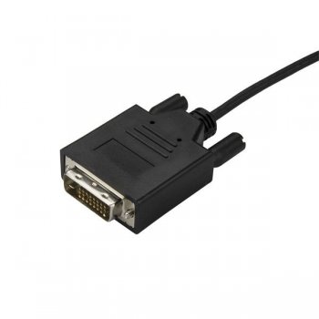 StarTech.com Cable Adaptador de 3m USB-C a DVI 1920 x 1200 - Negro - Cable USB Tipo C a DVI - Cable Conversor de Vídeo USBC