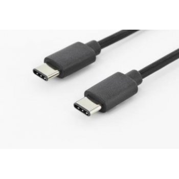 Ednet USB C   C cable USB 1 m 2.0 Negro