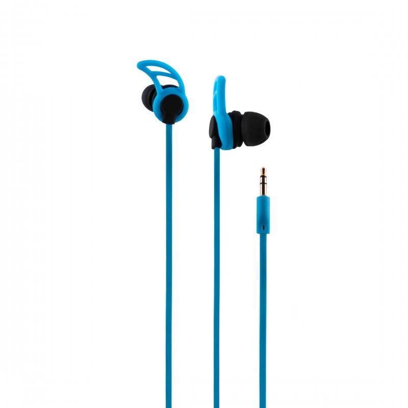 CoolBox AirSport II auriculares para móvil Binaural Dentro de oído Azul