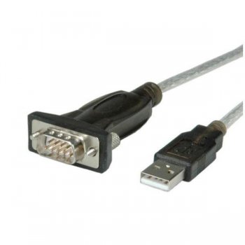 Nilox NX080500107 adaptador de cable Serial DB9 USB 2.0 A Negro, Gris