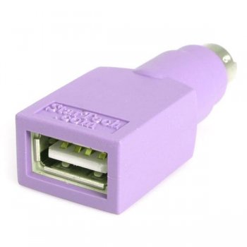StarTech.com Adaptador Teclado USB a conector PS 2 PS2 MiniDIN - Hembra USB - Macho Mini-DIN