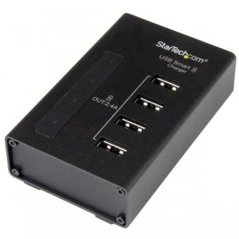 StarTech.com Estación de Carga de 4 Puertos USB - 48W 9,6A
