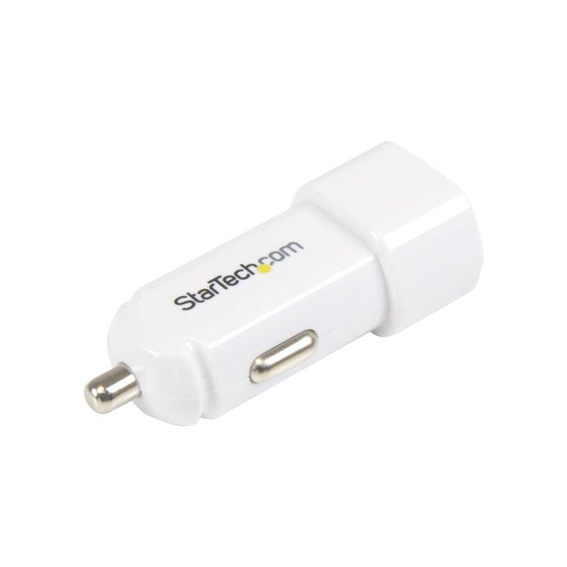 StarTech.com Cargador Blanco USB de 2 Puertos para Coche - de Alto Poder (17W   3,4A)